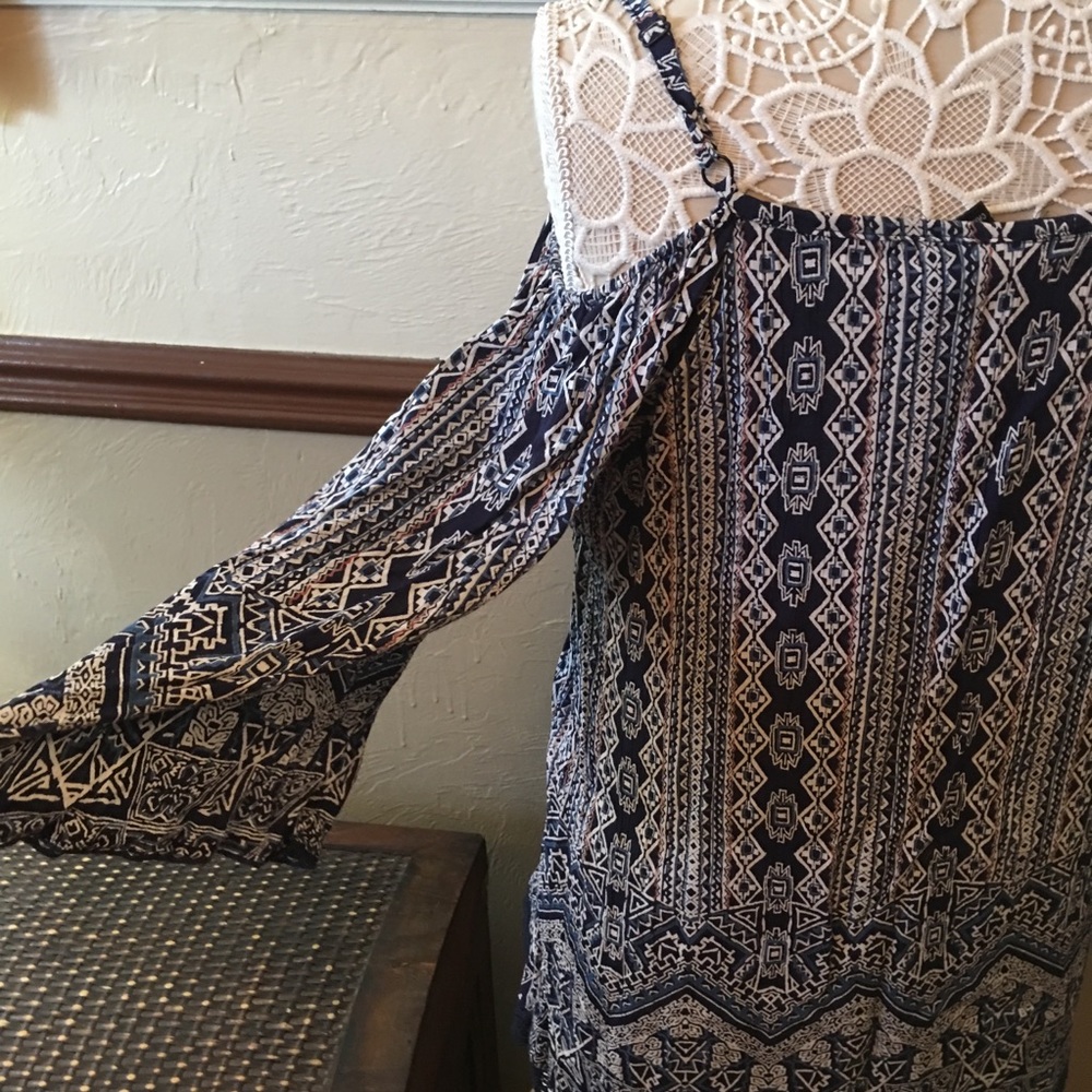 Blue AztecTop (#68) - Picture 4 of 6